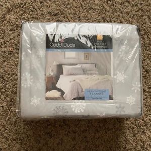 Cuddl Duds Flannel Full Sheet Set
